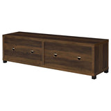 Sachin 4-door Engineered Wood 79-inch TV Stand Dark Pine | Brown | Dark Pine | 736293