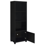 Sachin 3-piece Entertainment Center 79-inch TV Stand Black | Black | 736303-SET