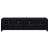 Sachin 3-piece Entertainment Center 79-inch TV Stand Black | Black | 736303-SET