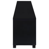 Sachin 3-piece Entertainment Center 79-inch TV Stand Black | Black | 736303-SET