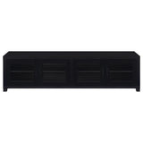 Sachin 4-door Engineered Wood 79-inch TV Stand Black | Black | 736303
