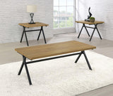 Colmar 3-piece Engineered Wood Coffee Table Set Golden Oak | King | Brown | Golden Oak | 753424