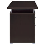 Tracy 55-inch 2-drawer Office Computer Desk Cappuccino | Brown | Cappuccino | 800107