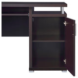 Tracy 55-inch 2-drawer Office Computer Desk Cappuccino | Brown | Cappuccino | 800107