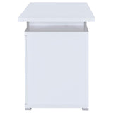 Tracy 55-inch 2-drawer Office Computer Desk White | White | 800108