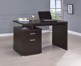 Irving 47-inch 2-drawer Office Computer Desk Cappuccino | Brown | Cappuccino | 800109