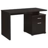 Irving 47-inch 2-drawer Office Computer Desk Cappuccino | Brown | Cappuccino | 800109