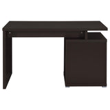 Irving 47-inch 2-drawer Office Computer Desk Cappuccino | Brown | Cappuccino | 800109