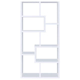 Theo 71-inch 6-shelf Bookshelf White | White | 800136