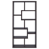 Theo 71-inch 6-shelf Bookshelf Cappuccino | Brown | Cappuccino | 800264