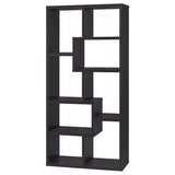Theo 71-inch 6-shelf Bookshelf Cappuccino | Brown | Cappuccino | 800264