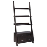 Colella 72-inch 5-shelf Storage Ladder Bookshelf Cappuccino | Brown | Cappuccino | 800319