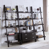 Colella 72-inch 5-shelf Storage Ladder Bookshelf Cappuccino | Brown | Cappuccino | 800319
