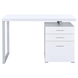 Brennan 47-inch 3-drawer Office Computer Desk White | White | 800325