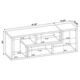 Velma Multipurpose TV Stand and Bookshelf White | White | 800330