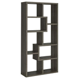 Theo 71-inch 6-shelf Bookshelf Weathered Grey | Grey | Weathered Grey | 800510