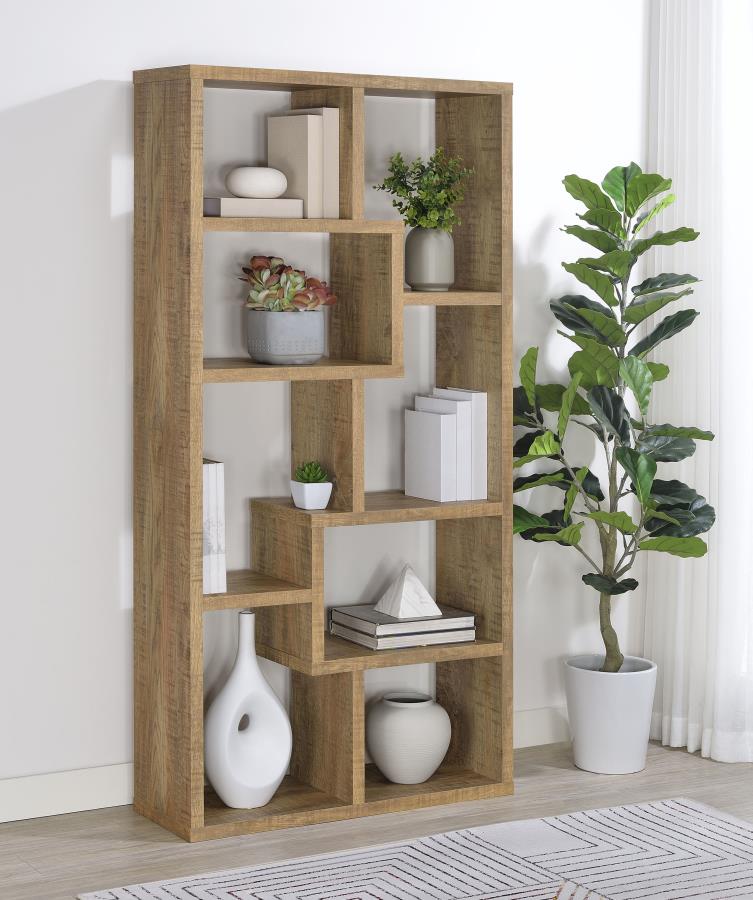 Theo 71-inch 6-shelf Bookshelf Mango | Brown | Mango | 800515