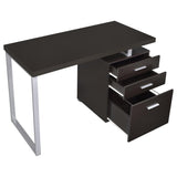 Brennan 47-inch 3-drawer Office Computer Desk Cappuccino | Brown | Cappuccino | 800519