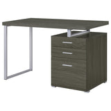 Brennan 47-inch 3-drawer Office Computer Desk Weathered Grey | Grey | Weathered Grey | 800520