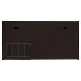 Halston 47-inch 2-drawer Office Desk with Cabinet Cappuccino | Brown | Cappuccino | 800702