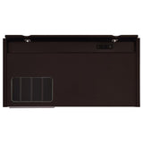 Halston 47-inch 2-drawer Office Desk with Cabinet Cappuccino | Brown | Cappuccino | 800702