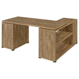 Yvette 60-inch 3-drawer L-Shape Computer Desk Mango | Full | Brown | Mango | 800786