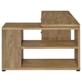 Yvette 60-inch 3-drawer L-Shape Computer Desk Mango | Full | Brown | Mango | 800786
