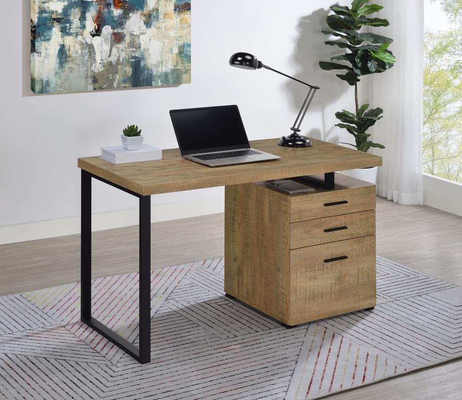 Brennan 47-inch 3-drawer Office Computer Desk Mango | Brown | Mango | 800787