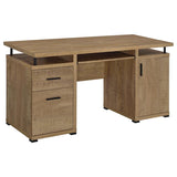 Tracy 55-inch 2-drawer Office Computer Desk Mango | Brown | Mango | 800788