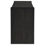 Leandro 2-drawer Home Office Writing Desk Burnished Black | Black | Burnished Black | 800790