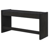 Leandro 2-drawer Home Office Writing Desk Burnished Black | Black | Burnished Black | 800790