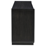 Leandro 2-drawer Home Office Writing Desk Burnished Black | Black | Burnished Black | 800790