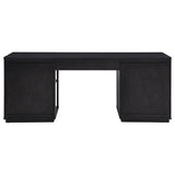 Harkes 75-inch 3-drawer Computer Desk with Adjustable Shelf Coffee Bean | Black | Coffee Bean | 800798