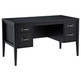 Graham 54-inch 4-drawer Double Pedestal Lift Top Computer Desk Black | Black | 800866