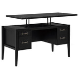 Graham 54-inch 4-drawer Double Pedestal Lift Top Computer Desk Black | Black | 800866