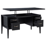 Graham 54-inch 4-drawer Double Pedestal Lift Top Computer Desk Black | Black | 800866