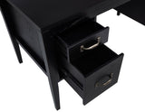 Graham 54-inch 4-drawer Double Pedestal Lift Top Computer Desk Black | Black | 800866