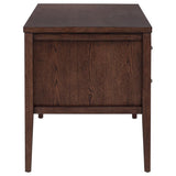 Graham 54-inch 4-drawer Double Pedestal Lift Top Computer Desk Chocolate | Brown | Walnut Brown | 800867