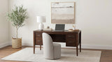 Graham 54-inch 4-drawer Double Pedestal Lift Top Computer Desk Chocolate | Brown | Walnut Brown | 800867