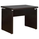 Skylar L-Shape Desk with Mobile File Cabinet Cappuccino | Brown | Cappuccino | 800891-S4