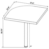 Skylar L-Shape Desk with Mobile File Cabinet Cappuccino | Brown | Cappuccino | 800891-S4
