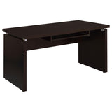 Skylar 83-inch L-Shaped Office Computer Desk Cappuccino | King | Brown | Cappuccino | 800891L