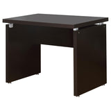 Skylar 83-inch L-Shaped Office Computer Desk Cappuccino | King | Brown | Cappuccino | 800891L