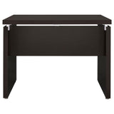 Skylar 83-inch L-Shaped Office Computer Desk Cappuccino | King | Brown | Cappuccino | 800891L