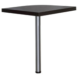 Skylar 83-inch L-Shaped Office Computer Desk Cappuccino | King | Brown | Cappuccino | 800891L