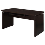Skylar 55-inch Computer Desk with Keyboard Drawer Cappuccino | Brown | Cappuccino | 800891
