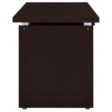 Skylar 55-inch Computer Desk with Keyboard Drawer Cappuccino | Brown | Cappuccino | 800891