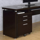 Skylar 3-drawer Home Office Mobile File Cabinet Cappuccino | Brown | Cappuccino | 800894