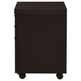 Skylar 3-drawer Home Office Mobile File Cabinet Cappuccino | Brown | Cappuccino | 800894