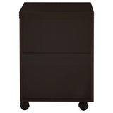 Skylar 3-drawer Home Office Mobile File Cabinet Cappuccino | Brown | Cappuccino | 800894
